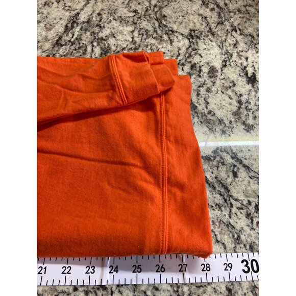 Clemson Tigers Orange TShirt L Long Sleeve College Football Team Spirit Pullover - Picture 8 of 8